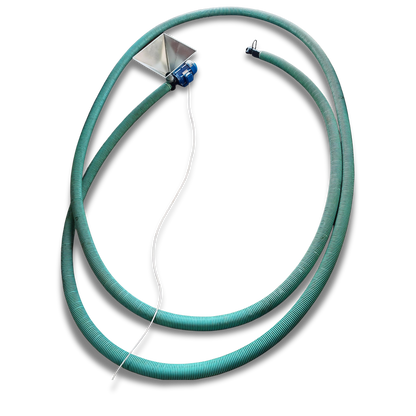 Convoyeur à vis flexible 380V - Modèle avec trémie - Transport de matériaux lourds