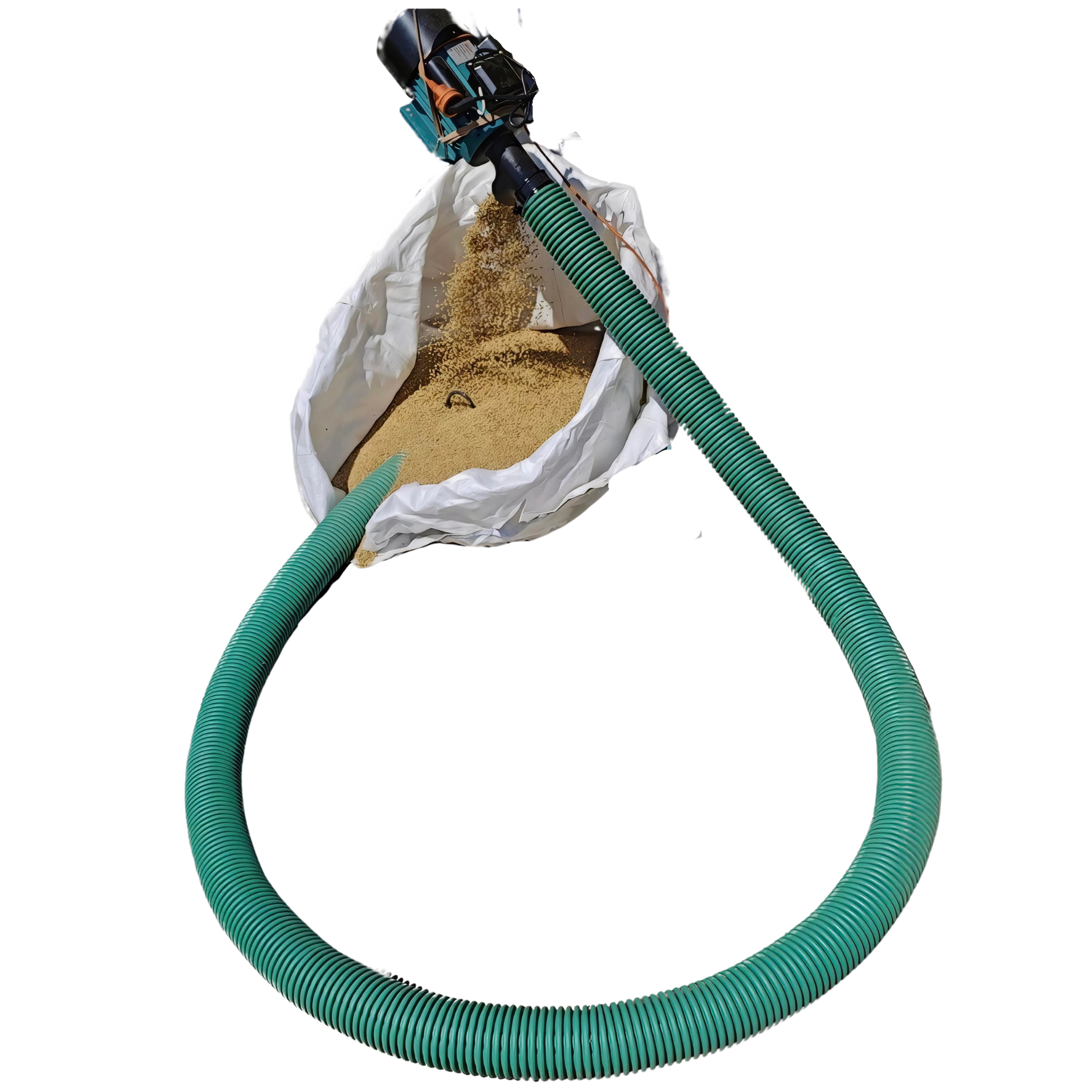 Convoyeur à vis flexible avec moteur 220V - Pour céréales, pellets, plastique