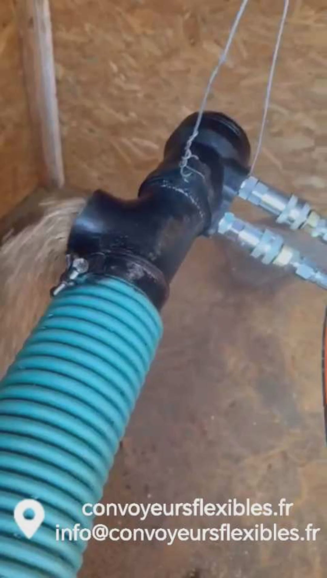 convoyeur à vis flexible